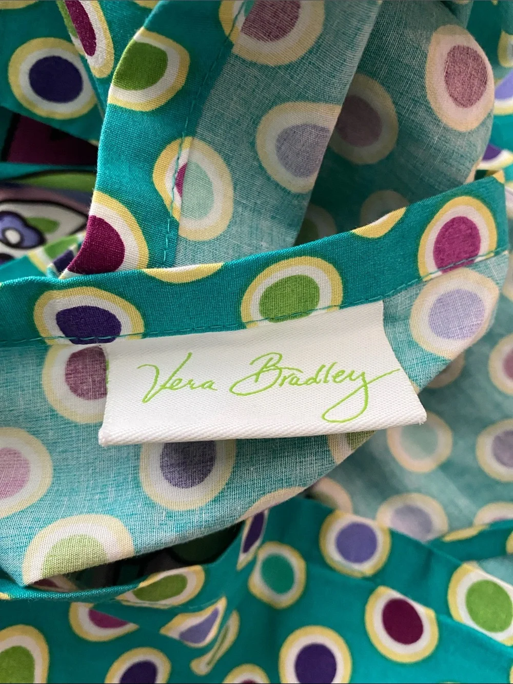 Vera Bradley Heather Paisley Teal Multicolor Polka Dot Pillow Cases Shams